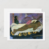 Geist des toten Watching, Gauguin Postkarte (Vorne/Hinten)