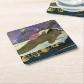 Geist des toten Watching, Gauguin Rechteckiger Pappuntersetzer (angewinkelt)