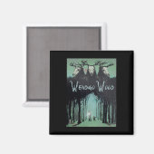 Geist des Waldes Kryptid Wendigo Wald Magnet (Vorderseite/Rückseite)