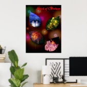 Geist des Weihnachtsgebäcks Poster (Heimbüro)