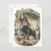 Geist des Weihnachtsgeschenks Feiertagspostkarte (Vorne/Hinten)