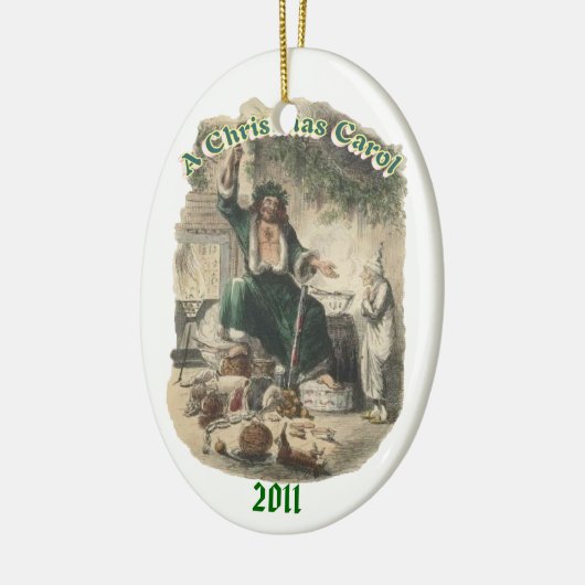 Geist des Weihnachtsgeschenks Keramik Ornament (Links)