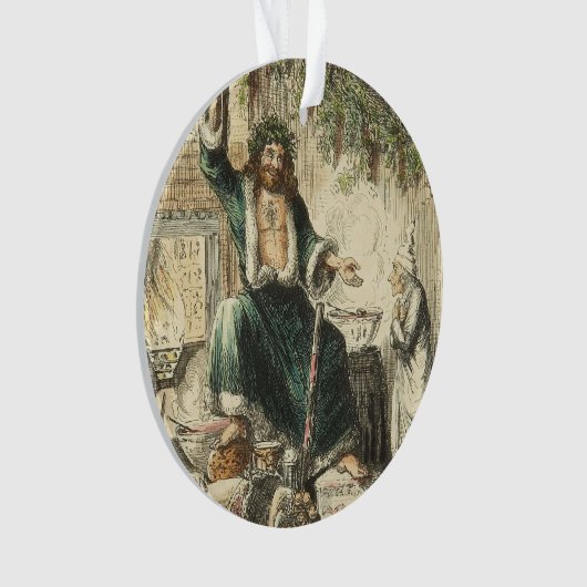 Geist des Weihnachtsgeschenks Ornament (Vorderseite)