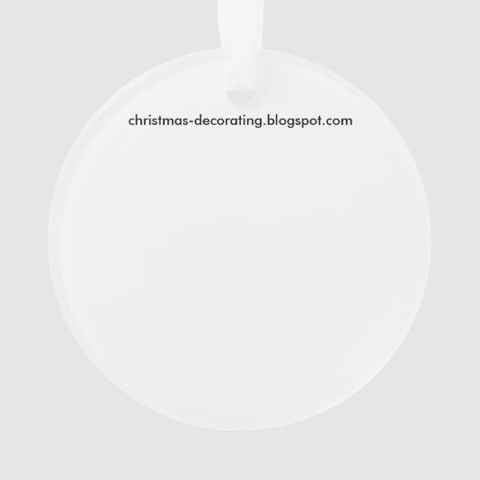 Geist des Weihnachtsgeschenks Ornament (Rückseite)