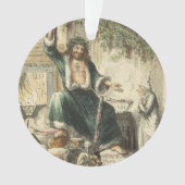 Geist des Weihnachtsgeschenks Ornament (Vorderseite)