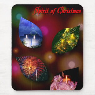 Geist des Weihnachtsmousepads Mousepad