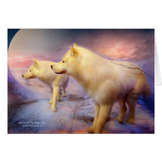 Geist des weißen Wolfs ArtCard