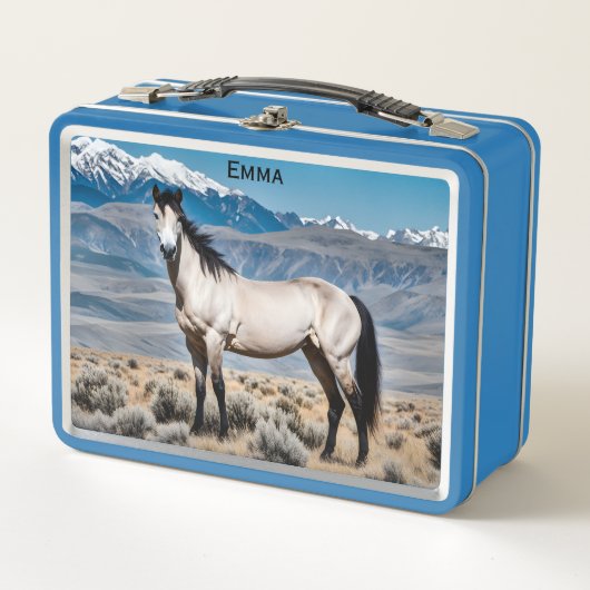 Geist des westlichen Kindes oder Erwachsenen Metall Brotdose (Vorderseite)