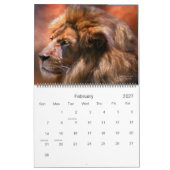 Geist des wilden Kalenders der Löwe-2011 Kalender (Feb 2027)