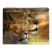 Geist des wilden Kalenders der Löwe-2011 Kalender (Titelbild)