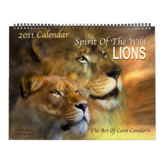 Geist des wilden Kalenders der Löwe-2011 Kalender