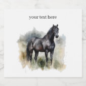 Geist des Wilden Stallion, Brauch Alkoholflaschenetikett (Einzelnes Label)