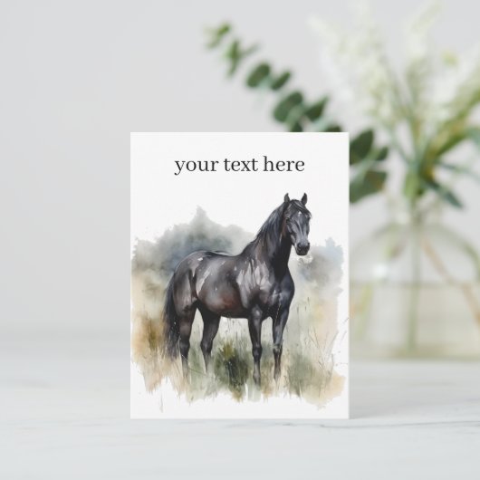 Geist des Wilden Stallion, Brauch Postkarte (Stehend Vorderseite)