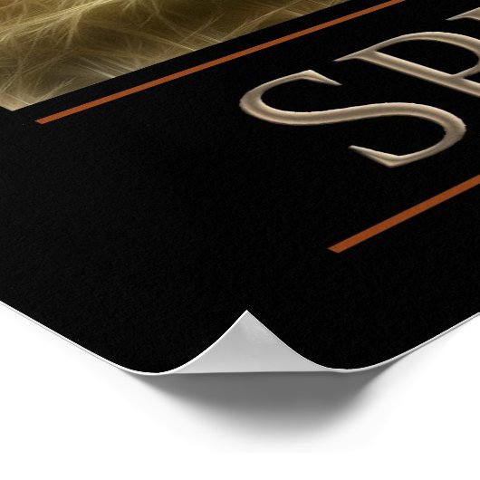 Geist des Wildpferdes Poster (Ecke)