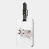 Geist des Wind-Pferds - Weinlese Gepäckanhänger (Vorderseite vertikal)