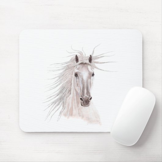 Geist des Wind-Pferds - Weinlese Mousepad (Mit Mouse)