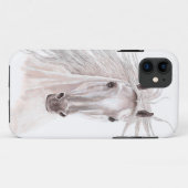 Geist des Windpferdes -vintage- Case-Mate iPhone Hülle (Rückseite (Horizontal))