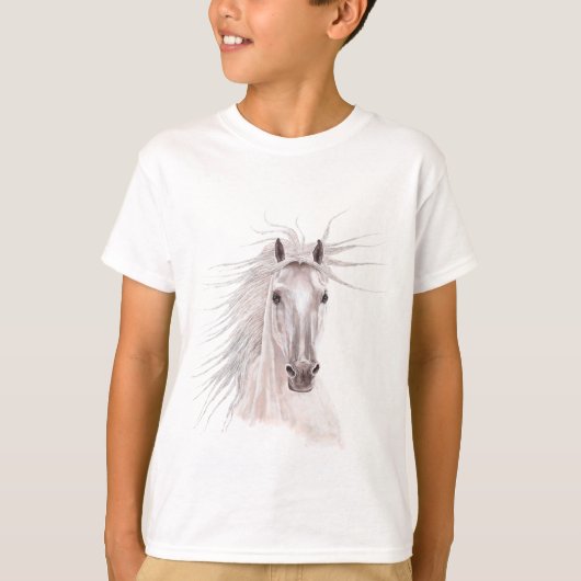 Geist des Windpferdes -vintage- T-Shirt (Vorderseite)