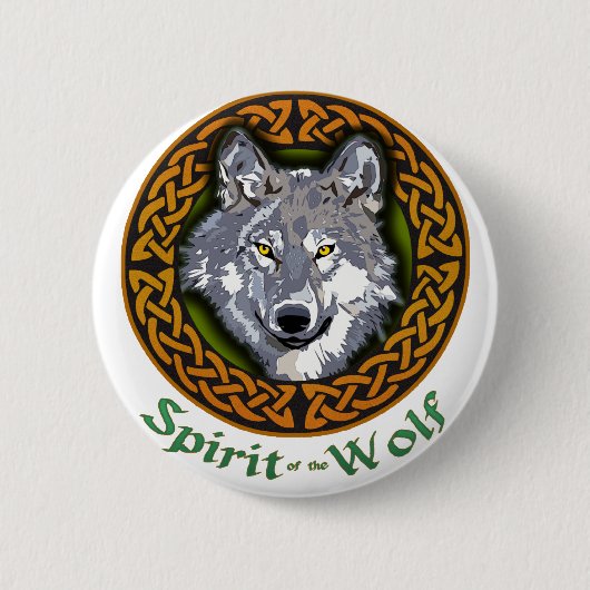 Geist des Wolfs Button (Vorderseite)