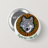 Geist des Wolfs Button (Vorne & Hinten)