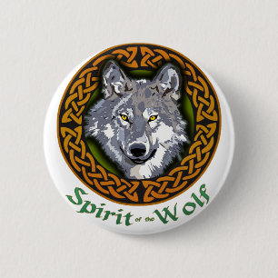 Geist des Wolfs Button