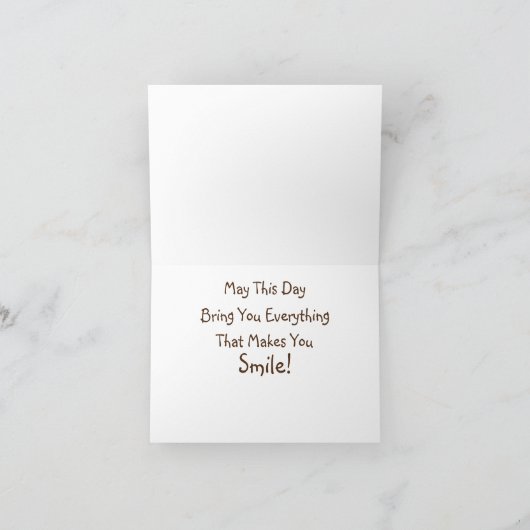 Geist des Wolfs Dankeskarte (Innenseite)