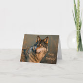 Geist des Wolfs Dankeskarte (Vorderseite)