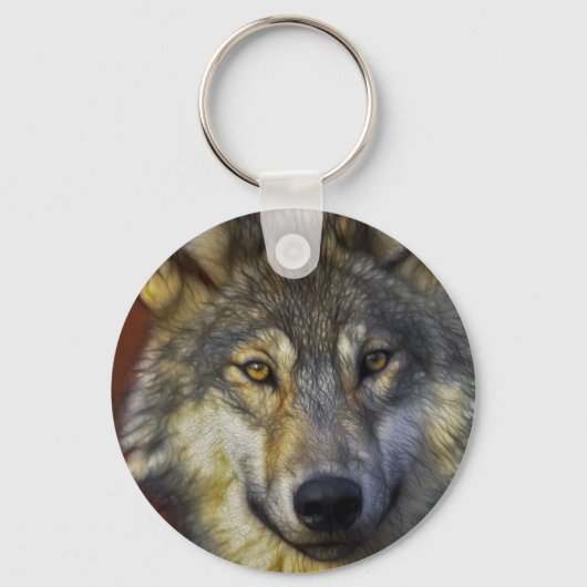 Geist des Wolfs - Geschenke des Therianischen Wolf Schlüsselanhänger (Vorderseite)
