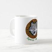 Geist des Wolfs Kaffeetasse (Vorderseite Links)