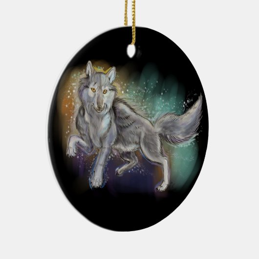 Geist des Wolfs Keramikornament (Rechts)