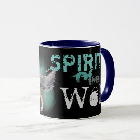 Geist des Wolfs Tasse (VorderseiteRechts)