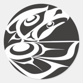 Geist Eagle Runder Aufkleber
