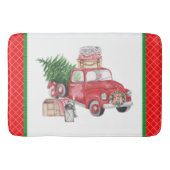 Geist eines Landes Weihnachtsbaum Badematte (Vorderseite)