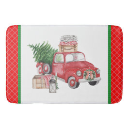 Geist eines Landes Weihnachtsbaum Badematte