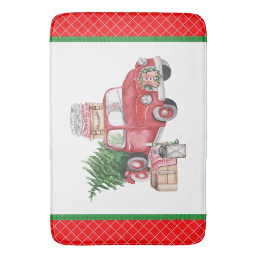 Geist eines Landes Weihnachtsbaum Badematte (Vorderseite Vertikal)