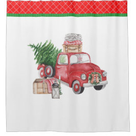 Geist eines Landes Weihnachtsbaum Duschvorhang