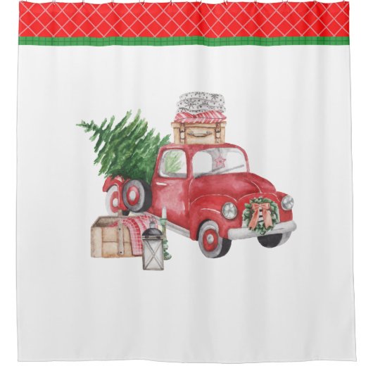 Geist eines Landes Weihnachtsbaum Duschvorhang (Vorderseite)