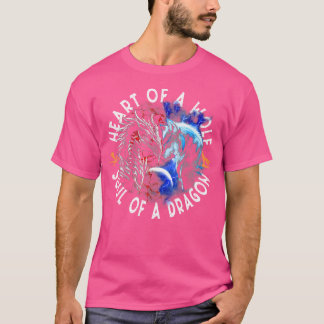 Geist eines Wolfenkreises eines Drachenwölfe und L T-Shirt