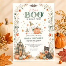 Geist Einladung zur Halloween-Baby-Party für Klein