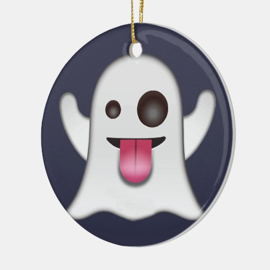 Geist emoji keramik ornament (Links)