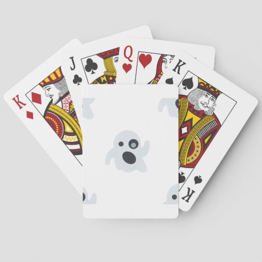 Geist-Emoji Spielkarten (Rückseite)