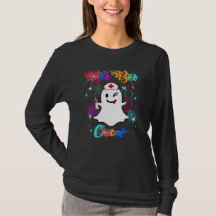 Geist EMS EMT Sanitäter Krankenschwester Halloween T-Shirt