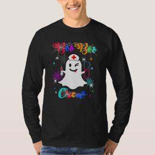 Geist EMS EMT Sanitäter Krankenschwester Halloween T-Shirt