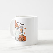 Geist, Fledermäuse, Pumpkin und Trinken, Niedliche Kaffeetasse (Vorderseite Links)