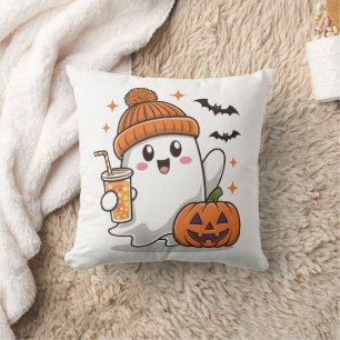 Geist, Fledermäuse, Pumpkin und Trinken, Niedliche Kissen