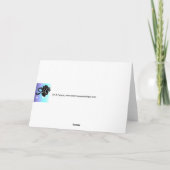 Geist Freudeder arabischen Feiertagskarte (Rückseite)