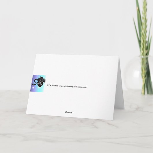 Geist Freudeder arabischen Feiertagskarte (Rückseite)