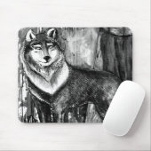 Geist-Führer-Wolf Mousepad (Mit Mouse)