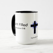 Geist gefüllt gotGod316.com Tasse (Vorderseite Links)