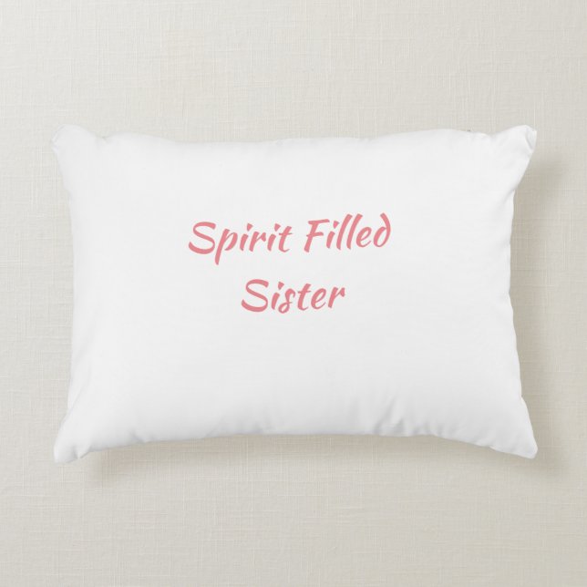 Geist gefüllt Schwester Akzent Pillow Dekokissen (Vorderseite)